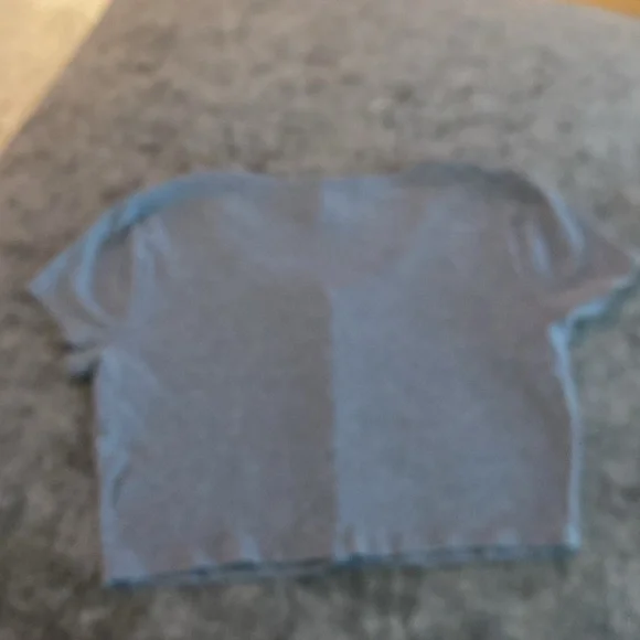 Full Tilt/Pac Sun size XL ribbed cropped button up gray top. {230} - Picture 2 of 8